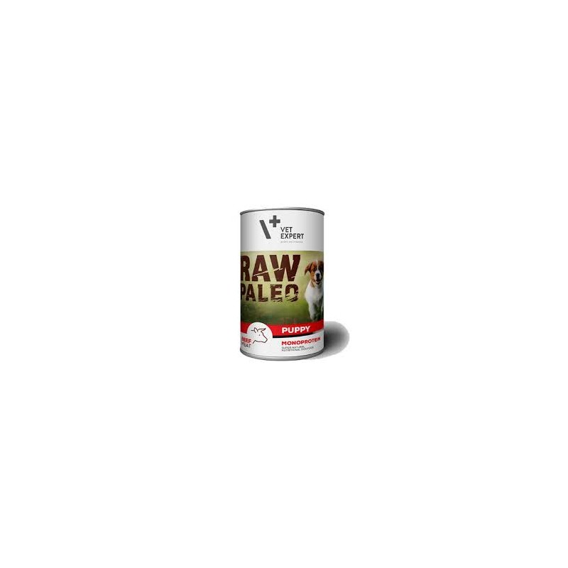 Zestaw Raw Paleo Puppy 12 x 400g MIX smaków
