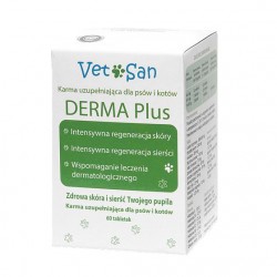 Vetosan Derma Plus - Preparat na skórę i sierść dla psa i kota