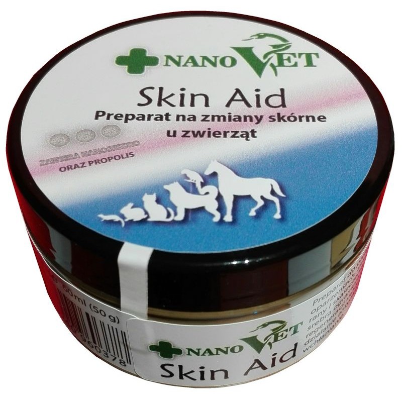 NANO Vet Skin Aid 60 ml - Preparat na zmiany skórne u zwierząt