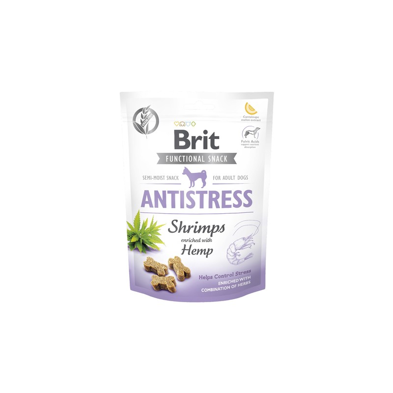 BRIT CARE DOG FUNCTIONAL SNACK SHRIMP ANTISTRESS 150 g - Przysmak dla psa