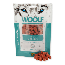 WOOLF Duck Chunkies - przysmak dla psa 100 g