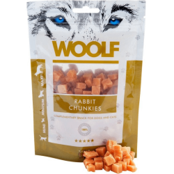 WOOLF Rabbit Chunkies - przysmak dla psa 100 g