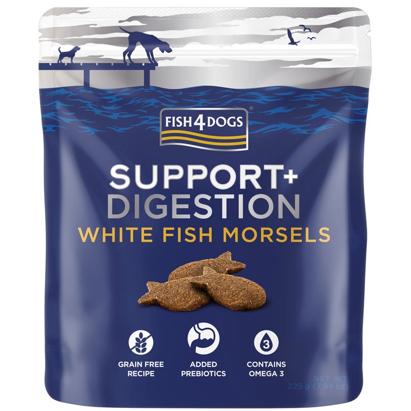 Fish4Dogs White Fish Morsels - wsparcie układu pokarmowego