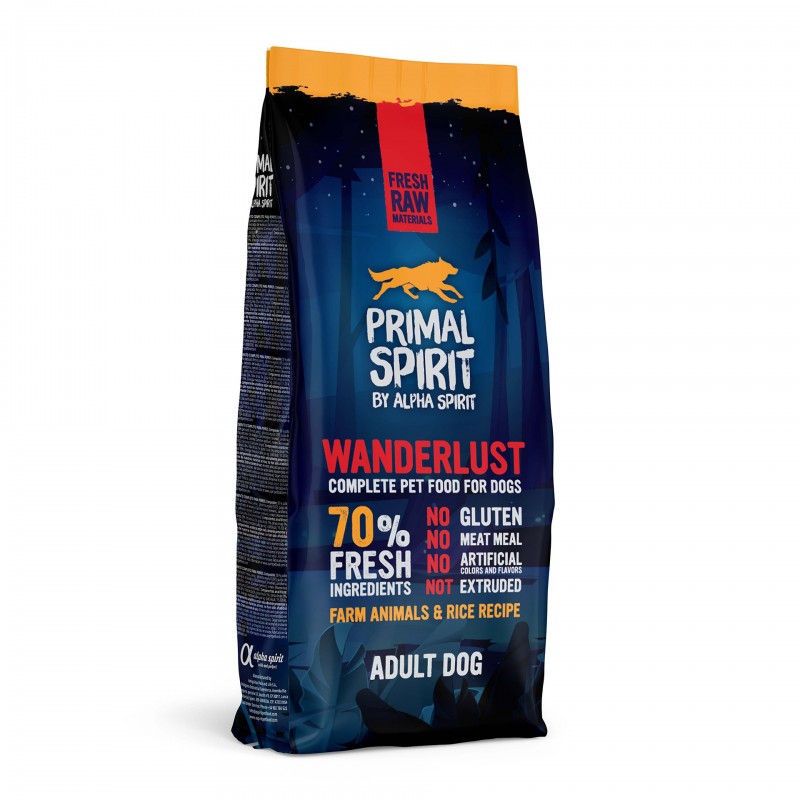 Primal Spirit 70% Wanderlust Karma sucha dla psa