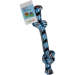 Yarro zabawka dla psa sznur 29 cm niebieski