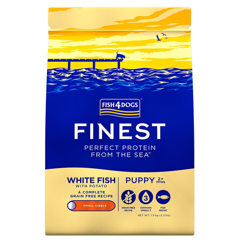 Fish4Dog Finest White Fish Puppy Małe Rasy