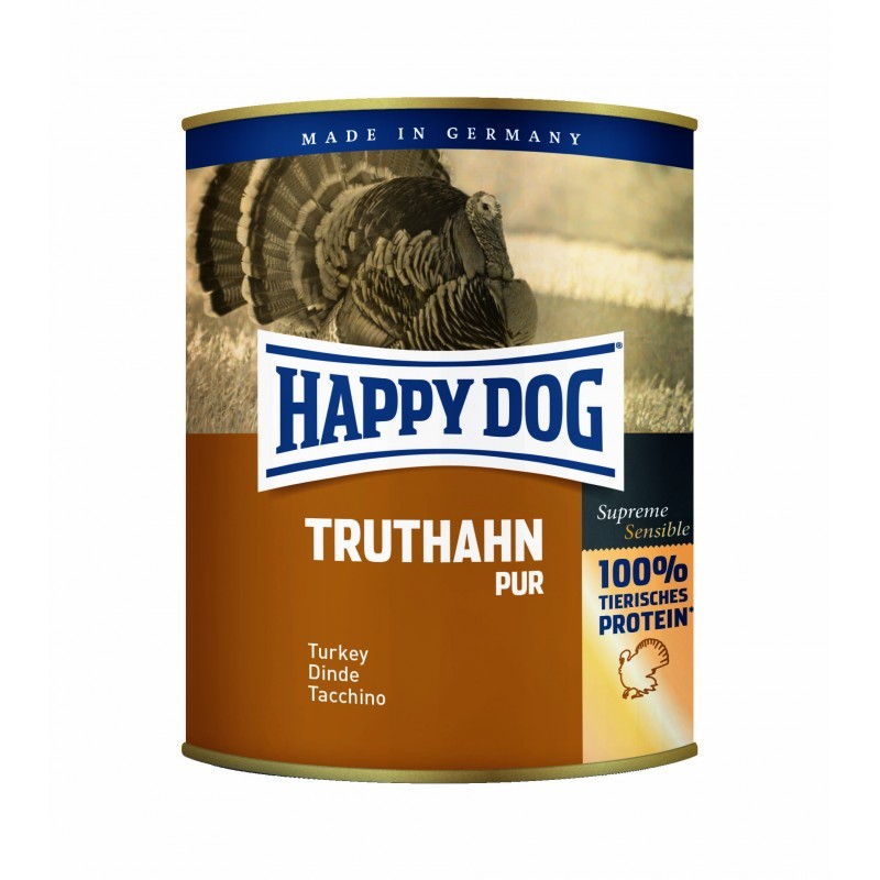 Happy Dog 100% Indyk (Truthahn Pur) - mięso w puszkach dla psów
