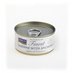 FISH4CATS SARDYNKA Z anchois (sardine with anchovy) 70G - KARMA MOKRA DLA KOTA
