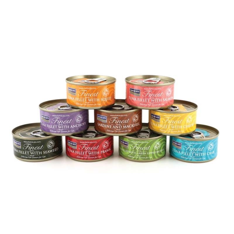 Fish4Cats Pakiet 9 sztuk x 70g MIX SMAKÓW