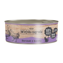 Wiejska Zagroda Kurczak z Kaczką - karma mokra dla kota