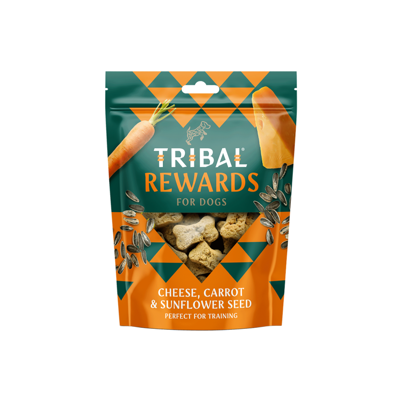TRIBAL Rewards Ser, Marchewka i Nasiona słonecznika 125g - Ciastka dla psa domowej produkcji