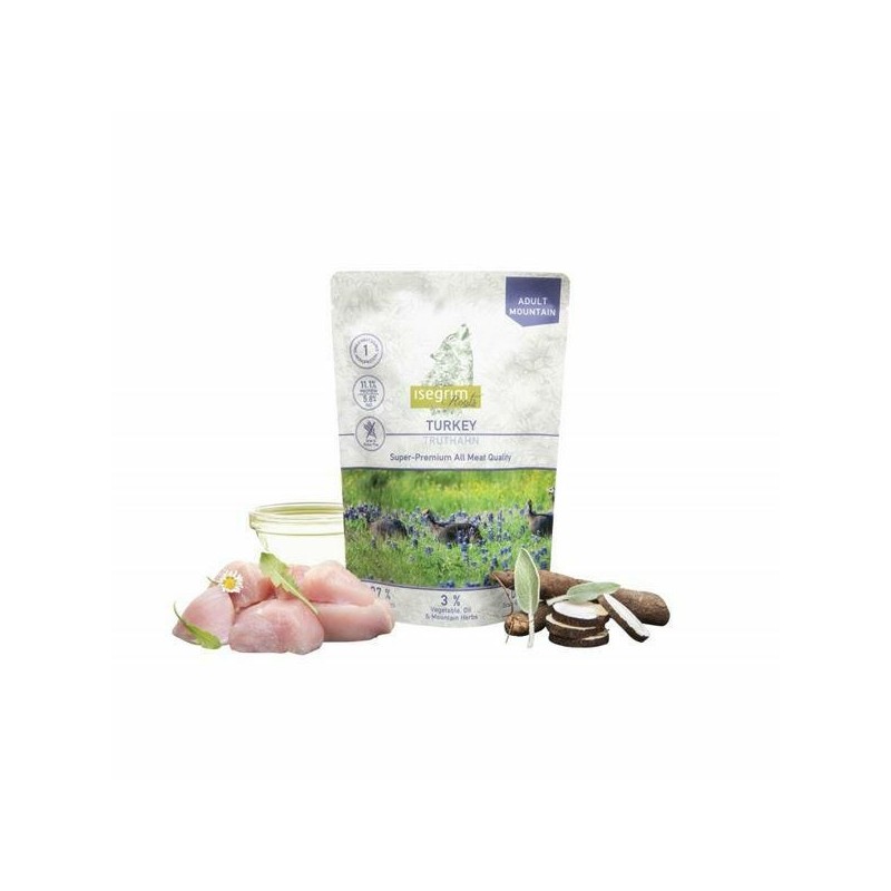 ISEGRIM PIES ADULT TURKEY saszetka 410g