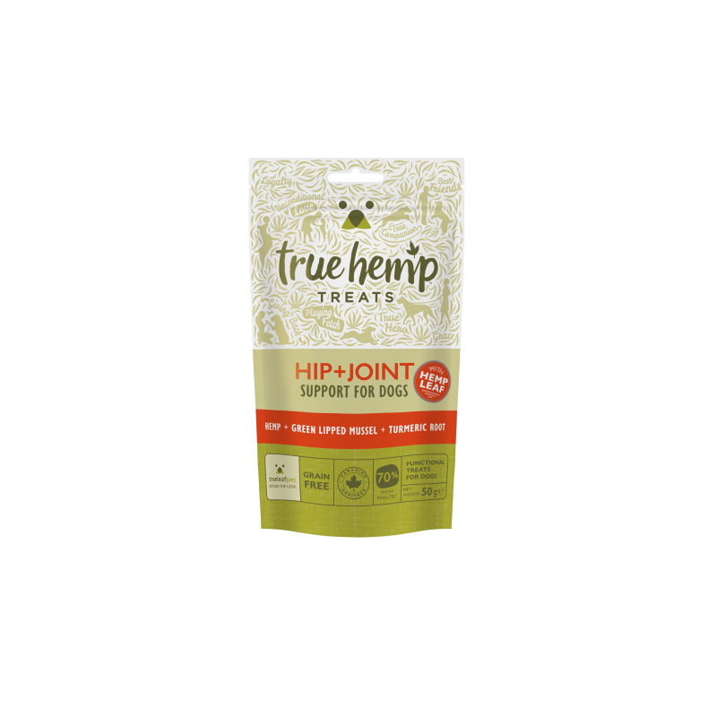TRUE HEMP przysmak dla psa BIODRA+STAWY 50g