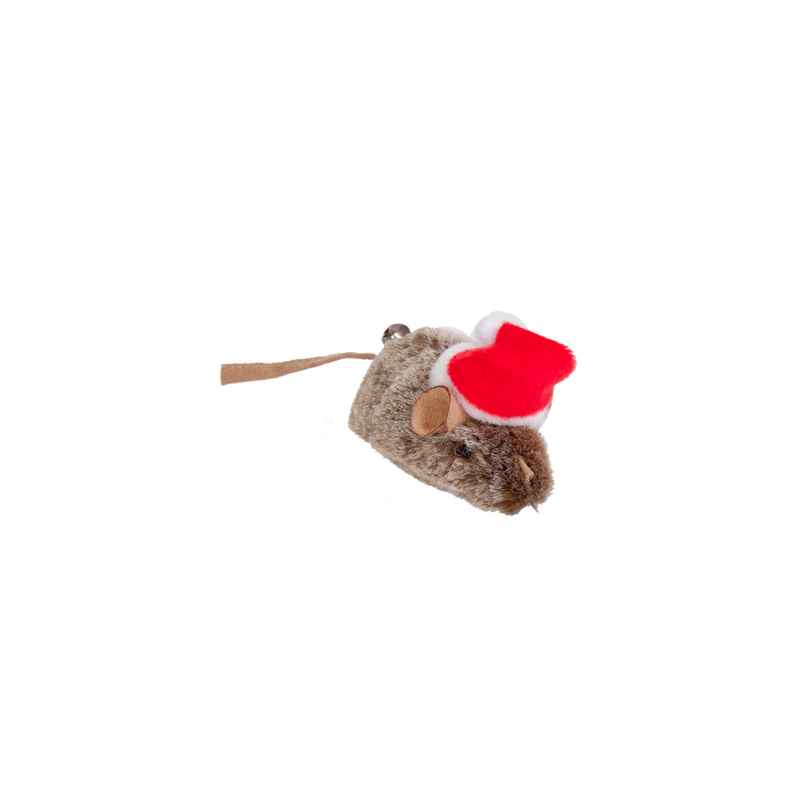 Dingo zabawka dla kota - mysz Mikołaj 1szt.