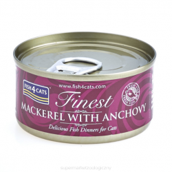 Fish4Cats Makrela z anchois (Mackerel with Anchovy) 70g