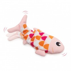 Catit Groovy fish interaktywna zabawka dla kota różowa
