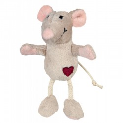 Trixie Mysz pluszowa 11 cm beżowa - zabawka dla kota