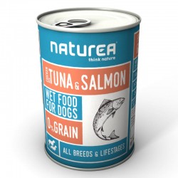 NATUREA Kurczak z tuńczykiem i łososiem - mokra karma dla psów i szczeniąt