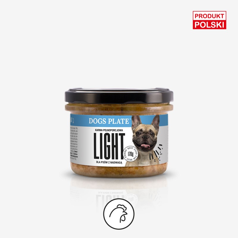 Dogs Plate Light - karma dla psów z nadwagą