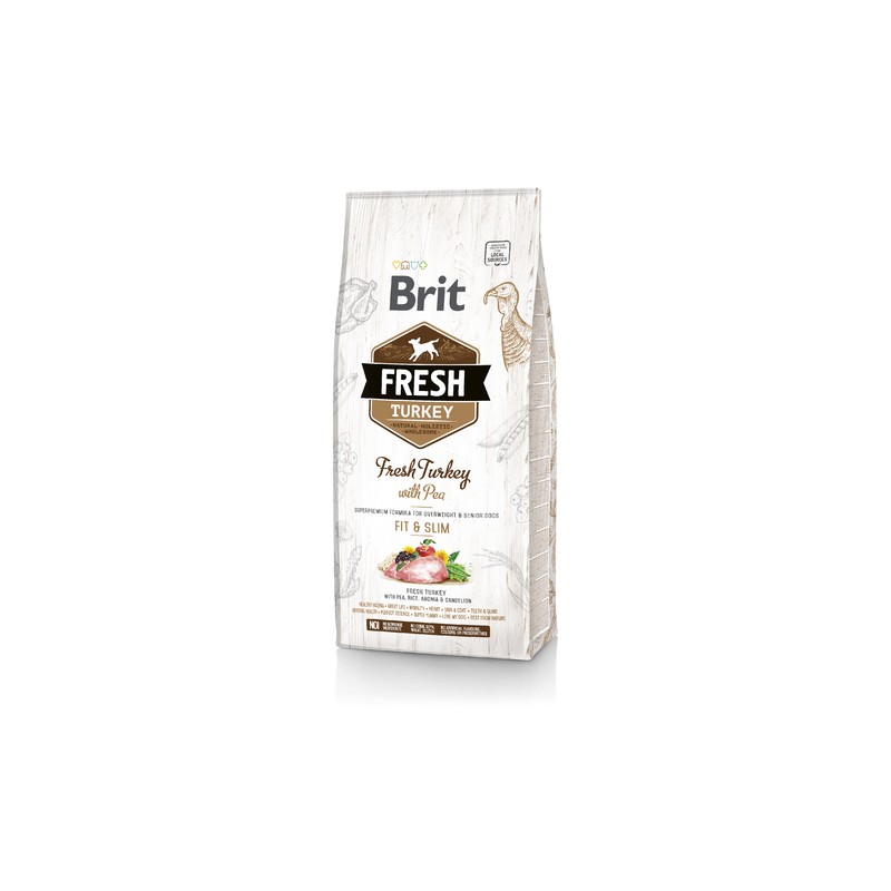 Brit Fresh Karma dla dorosłych psów Indyk/Groszek
