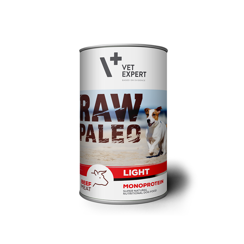 VetExpert RAW PALEO Adult - niskokaloryczna karma mokra dla dorosłych psów