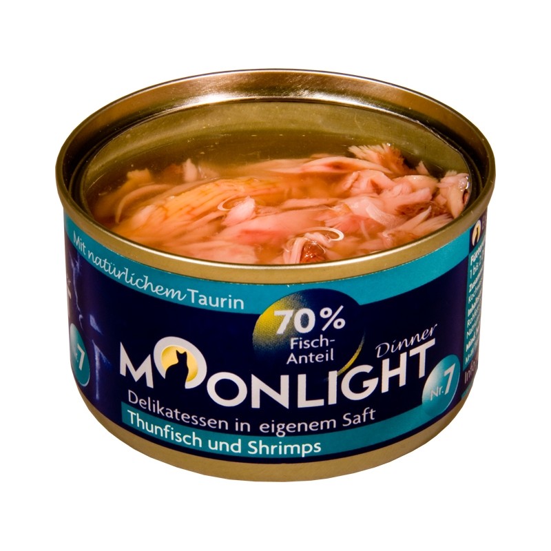 Moonlight Dinner Nr 7 - Karma mokra dla kota / Tuńczyk i krewetki