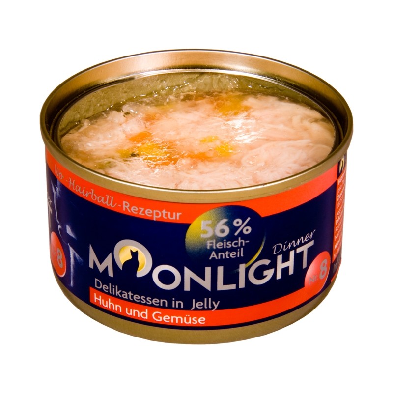 Moonlight Dinner Nr 8 - Karma mokra dla kota / Kurczak i warzywa w galarecie